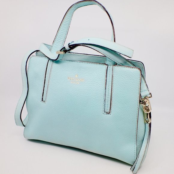 kate spade Handbags - KATE SPADE~grey street dominique~PEBBLED LEATHER SATCHEL BAG